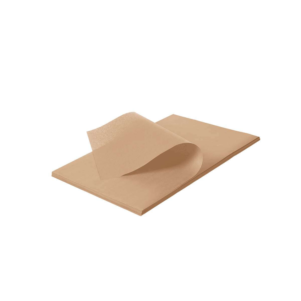 Einschlagpapier 1/4 Bogen 50x37,5cm Braun | Perga