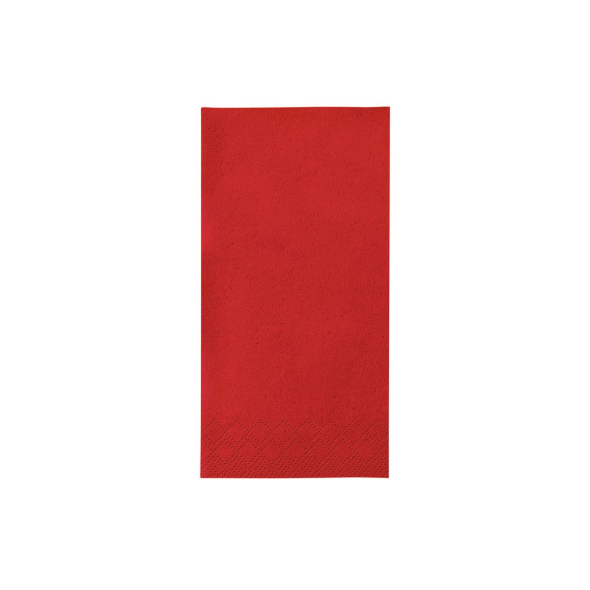 Serviette Rot 33er 2-Lagig 1/8 Falz