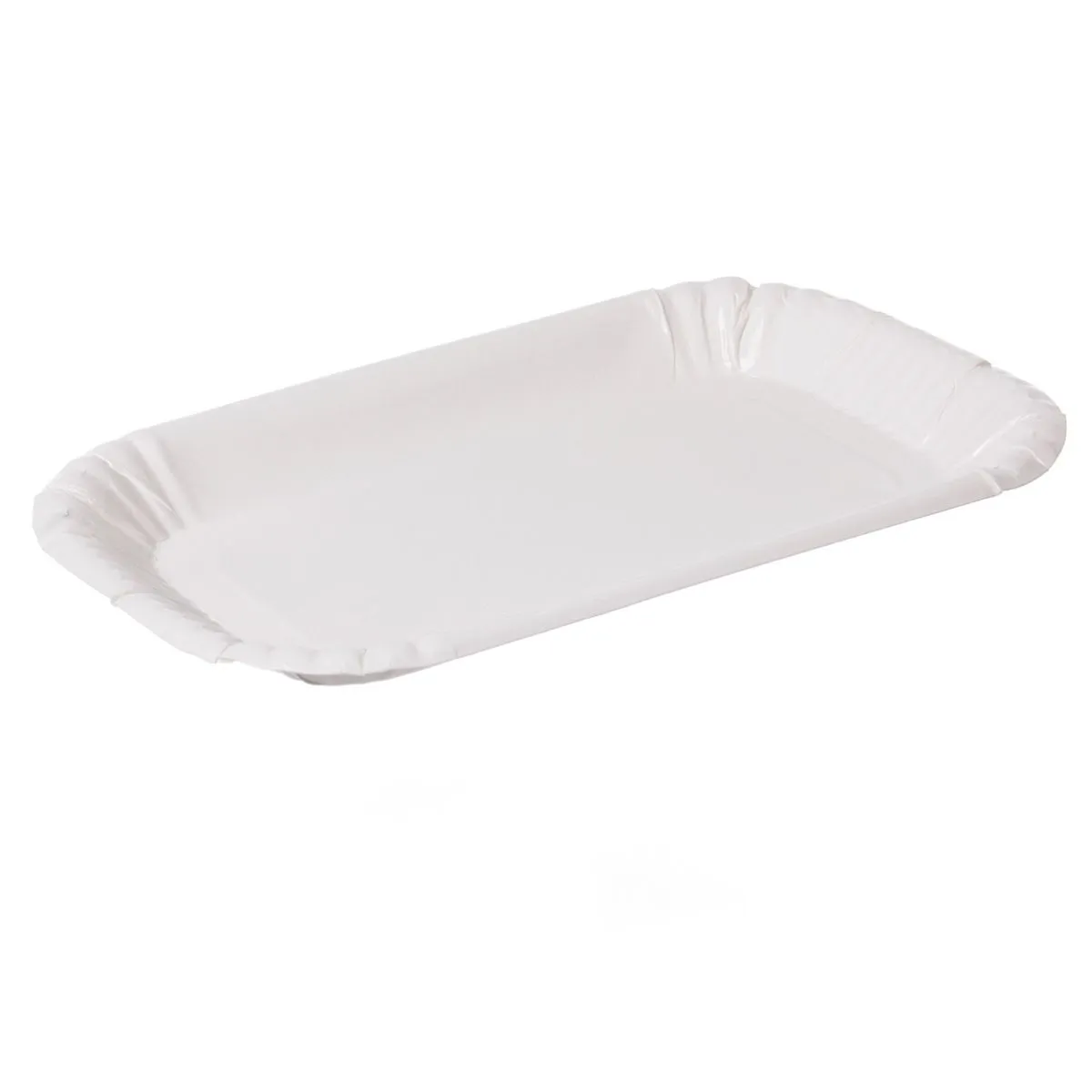 Pappschüsseln KU-60 Weiß | 150x230x20mm