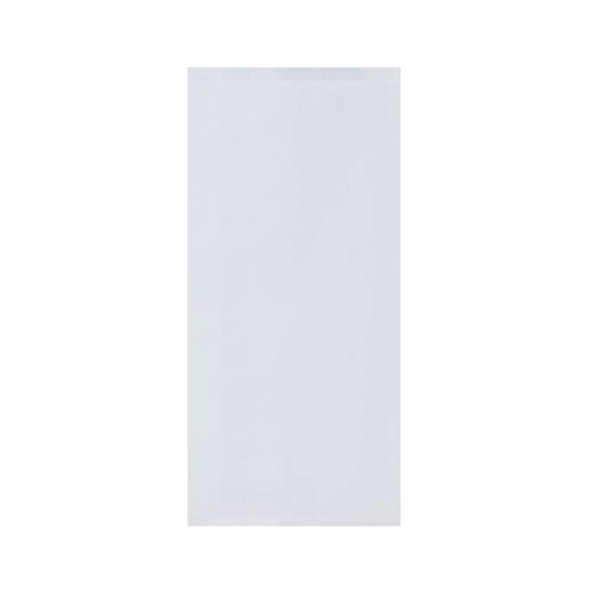 Faltenbeutel 12+5x28cm Weiß | Unbedruckt | Nr. 419