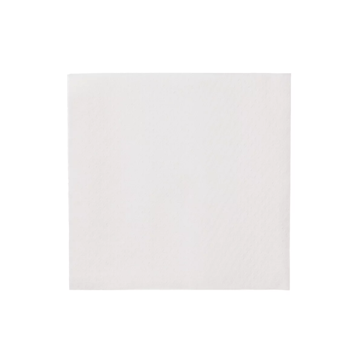 Serviette Weiß Geprägt 33cm 1/4 Falz