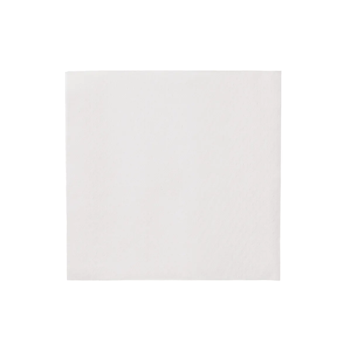 Serviette Weiß Geprägt 33cm 1/4 Falz