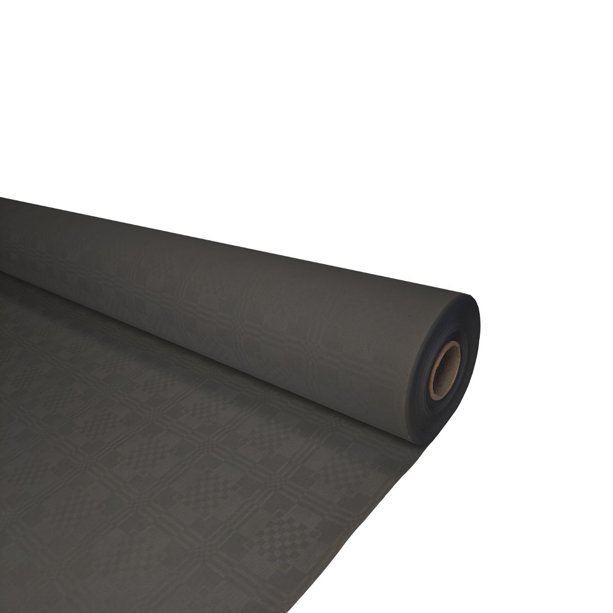 Papiertischdecke Rolle 50x1m Schwarz | Damastpräg. | Schwarz