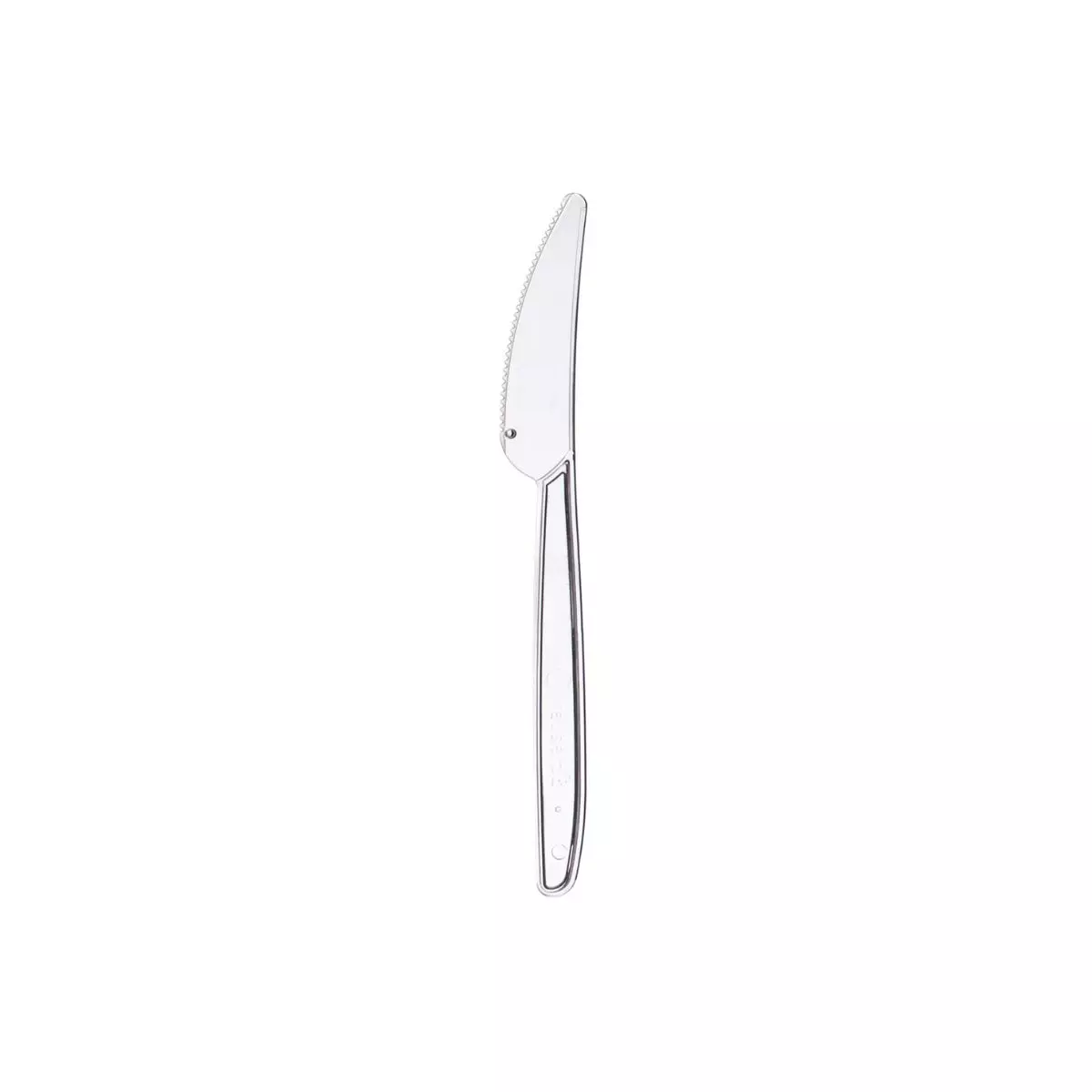 Mehrweg Messer 18cm Transparent