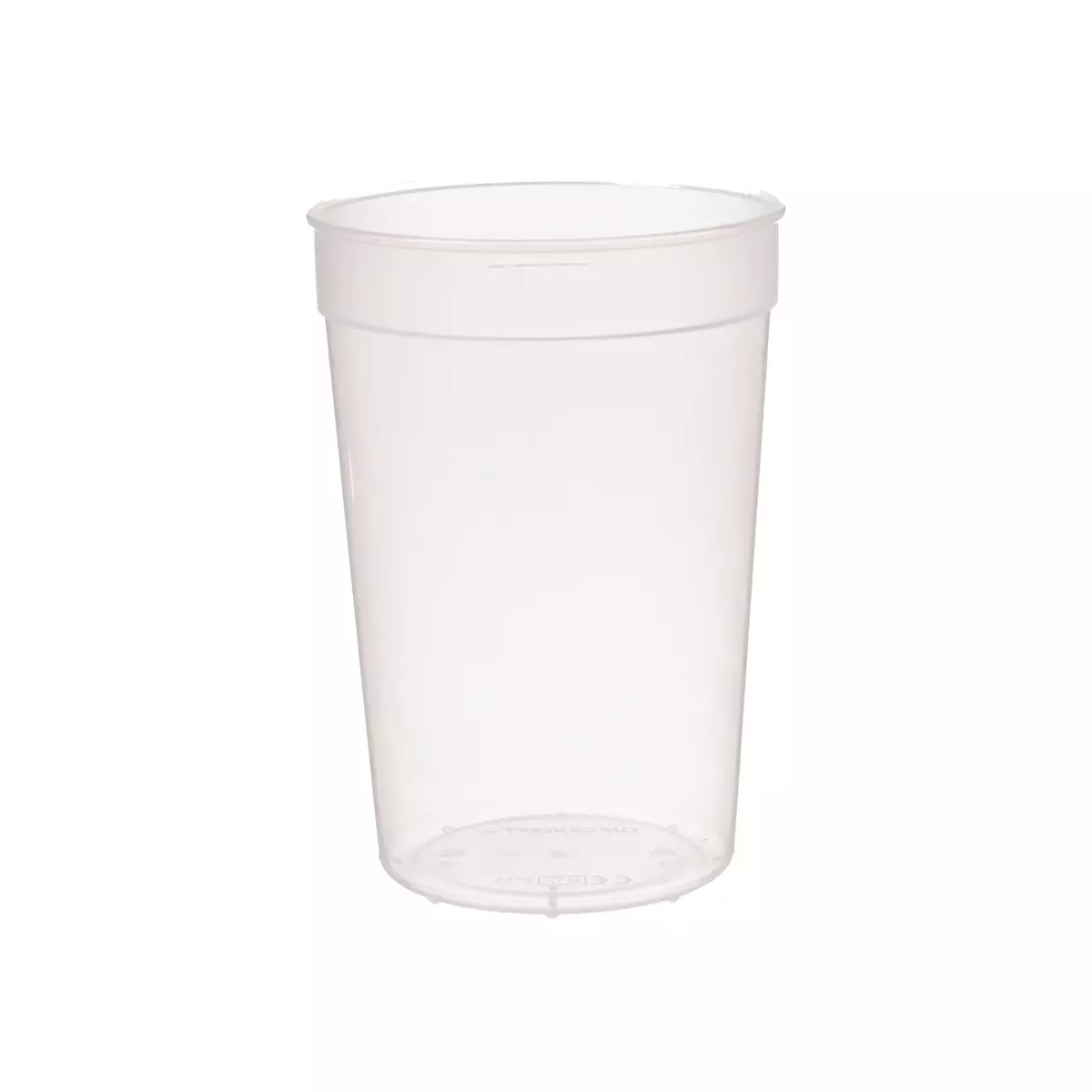 Mehrweg Trinkbecher 0,4L PP Transparent