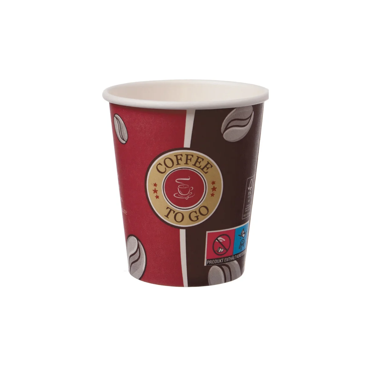 Pappbecher 0,2L Singlewall Topline | Ø 80mm
