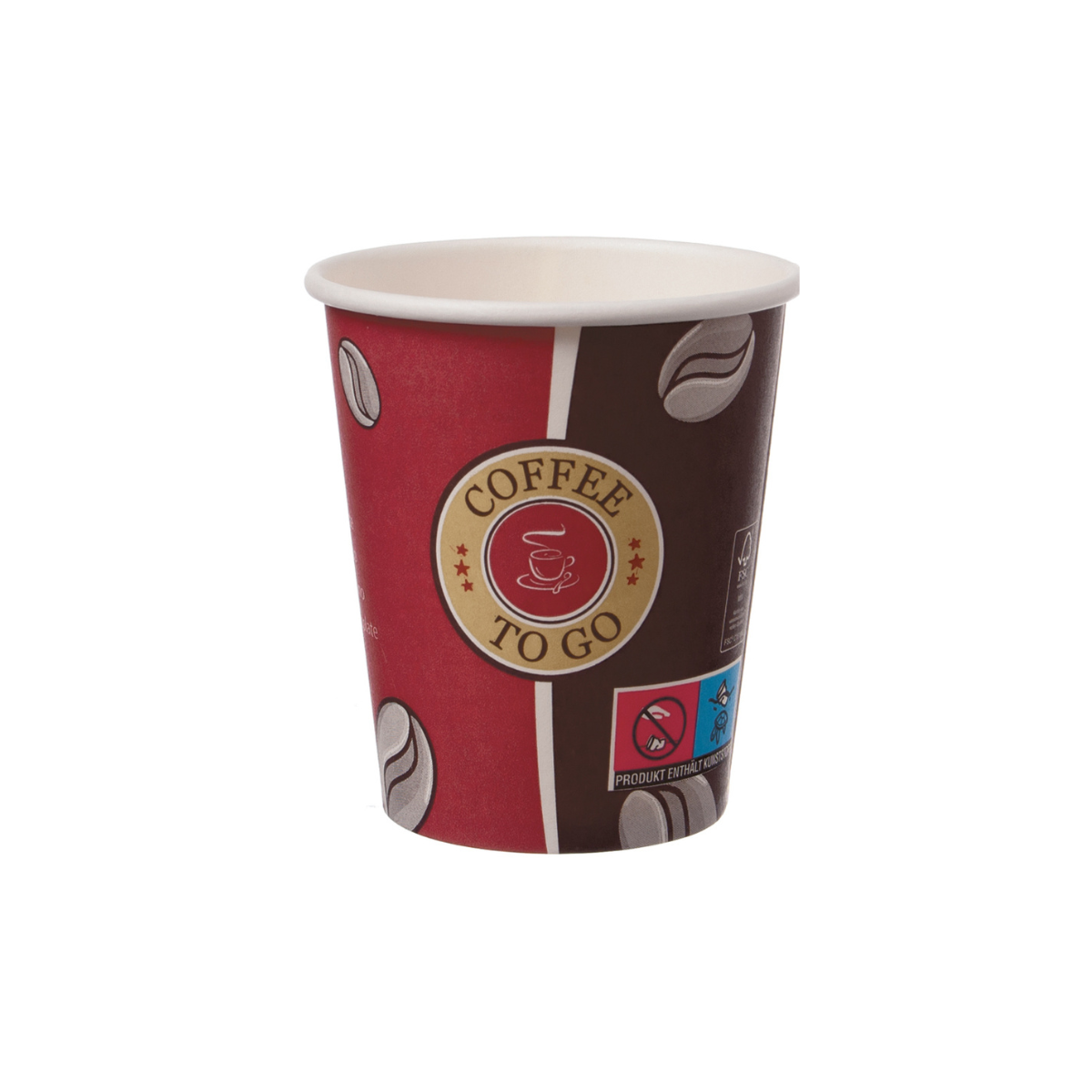 Pappbecher 0,2L Singlewall Topline | Ø 80mm