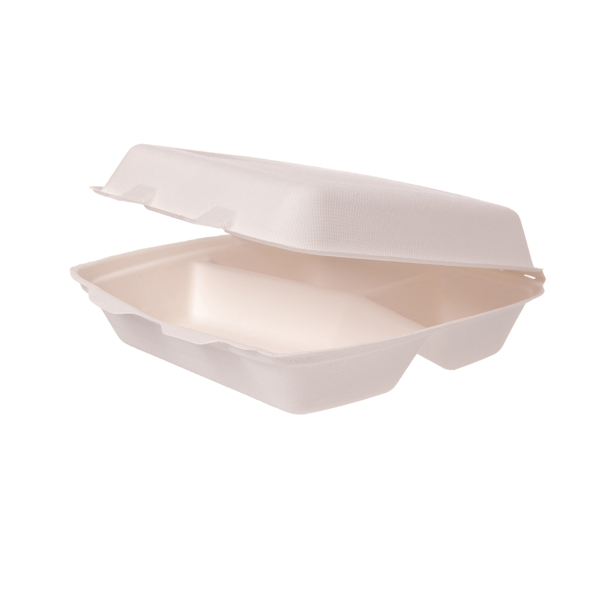 Menübox 3-Geteilt IP4/3 Bagasse | 244x208x70mm