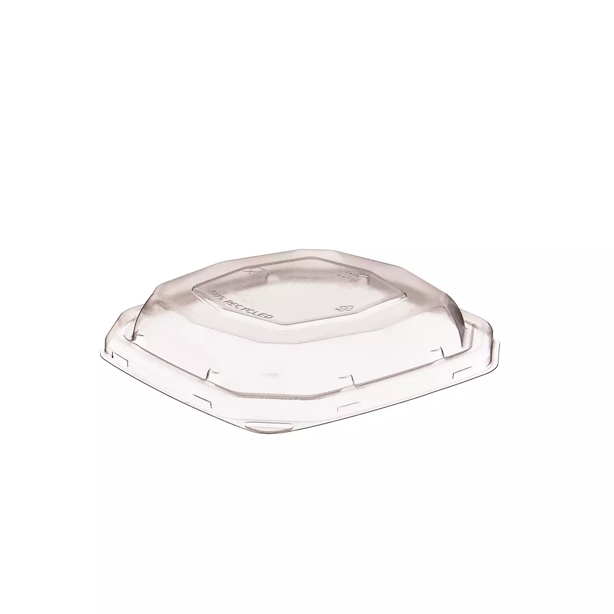 Recycling Deckel für Octa 650ml Bagasse Schale