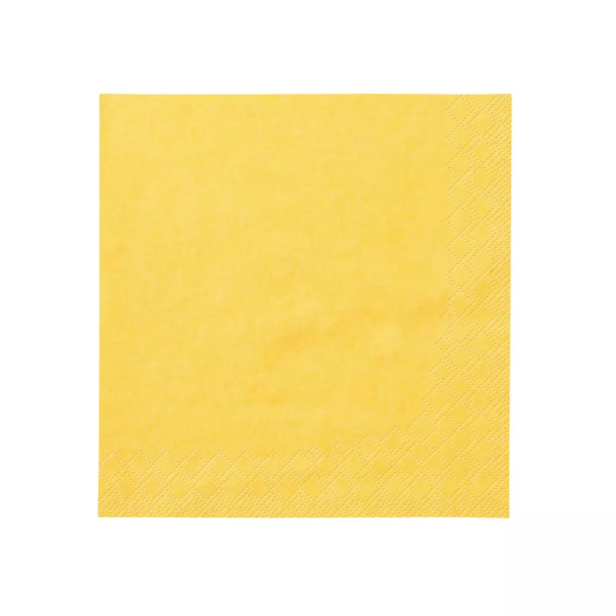 Serviette Gelb 33er 2-Lagig 1/4 Falz
