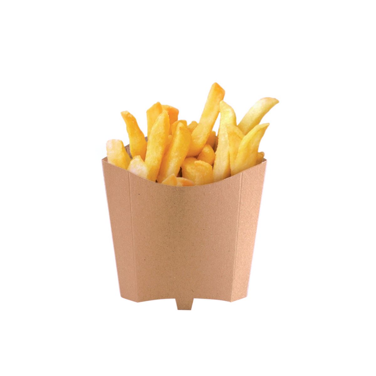 Pommes Schütte 85ml Braun | 85x51x95 mm