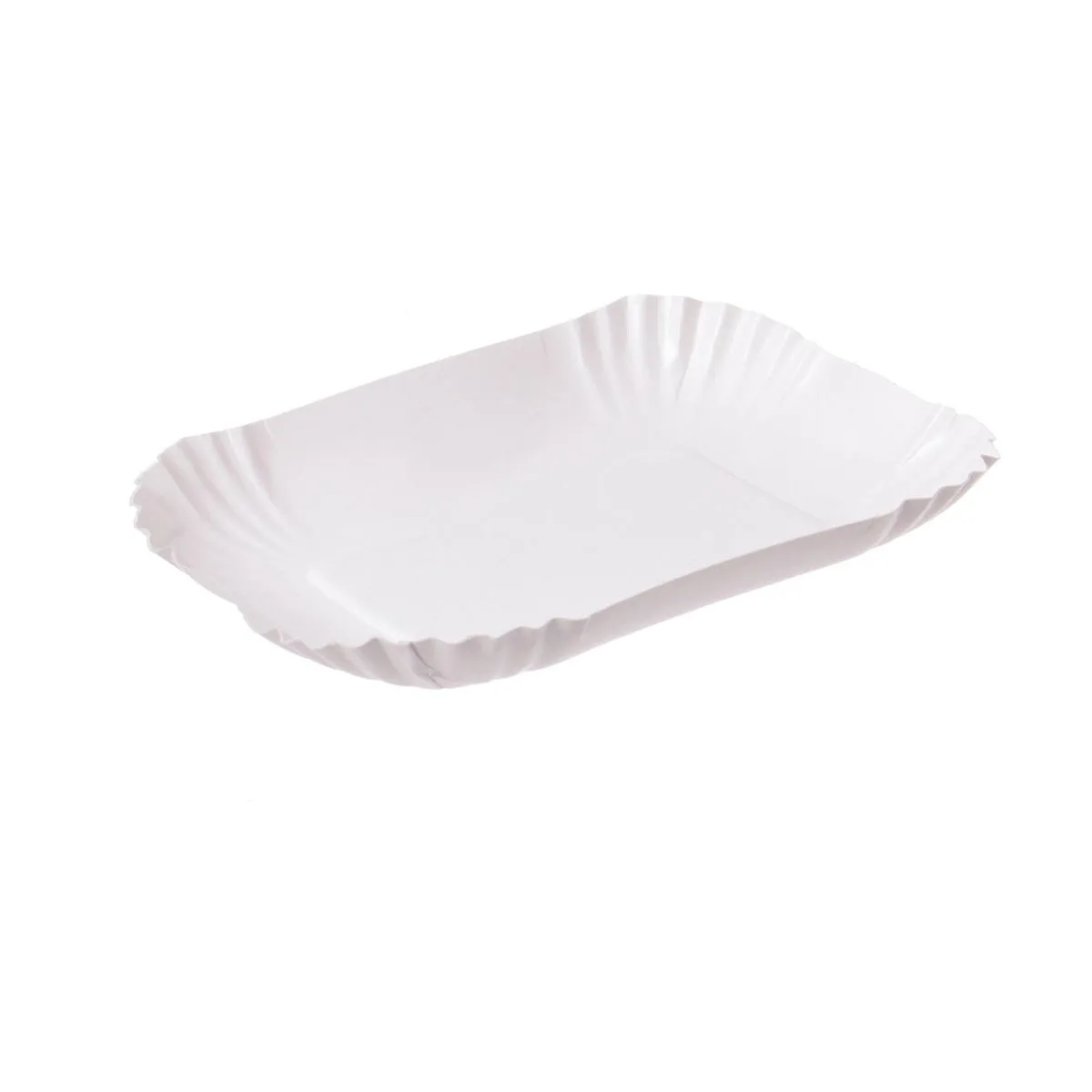 Pappschüsseln KU-41 Weiß | 130x180x30mm