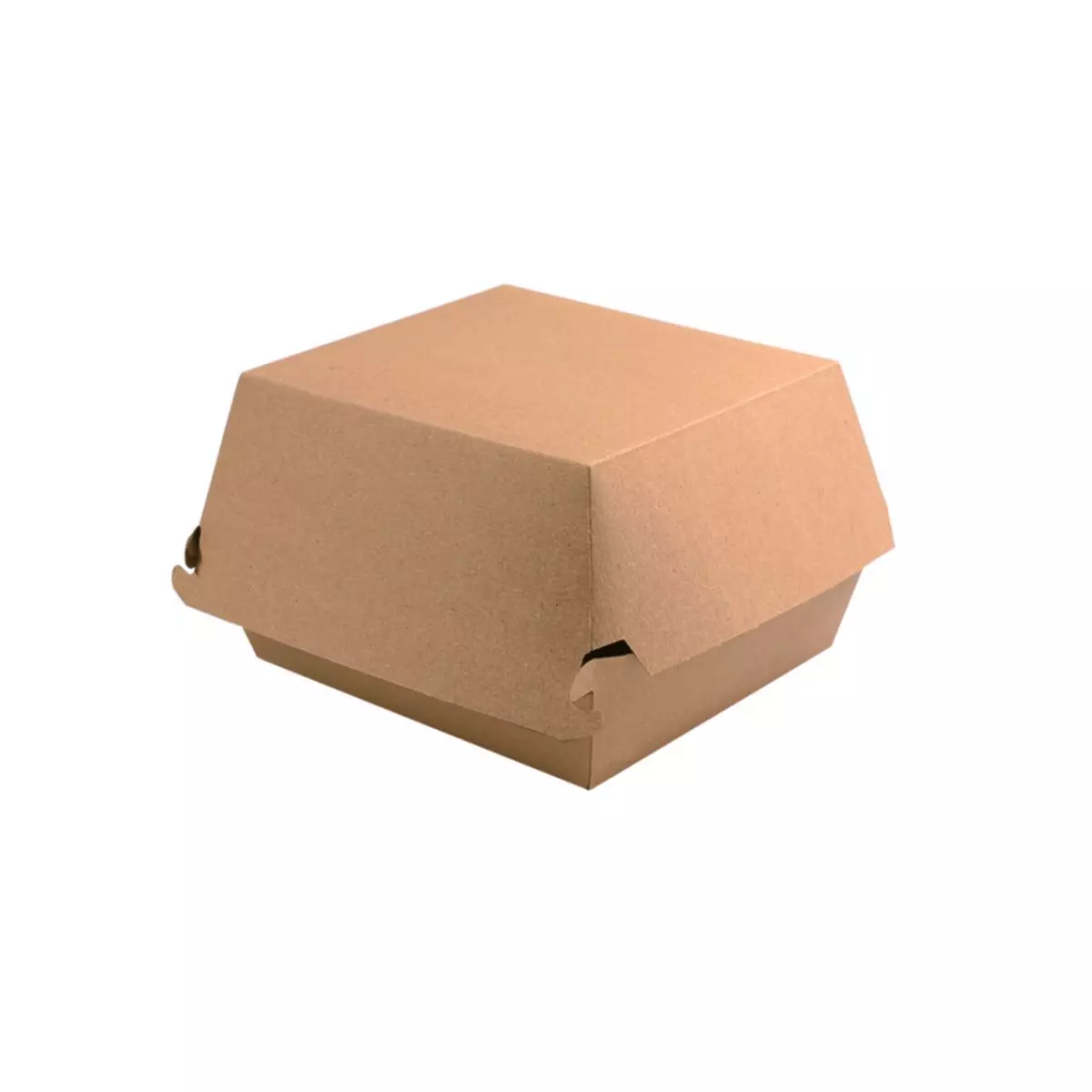 Hamburger Box 110x110x80mm Braun Pappe