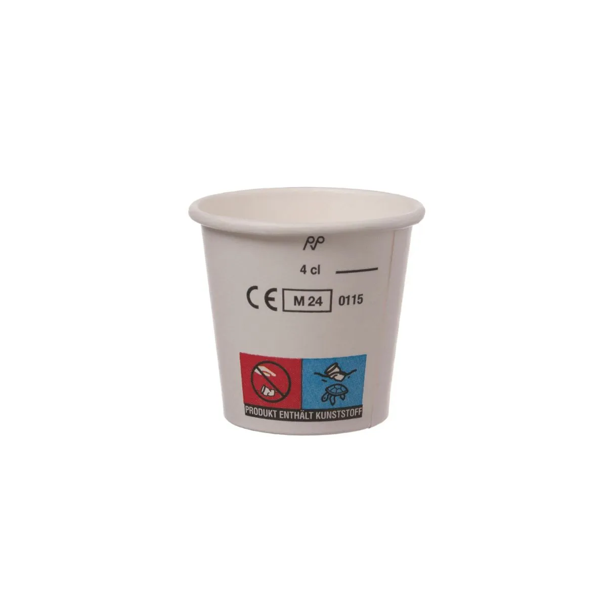 Schnapsbecher 0,02L Pappe Weiß | Shotglas