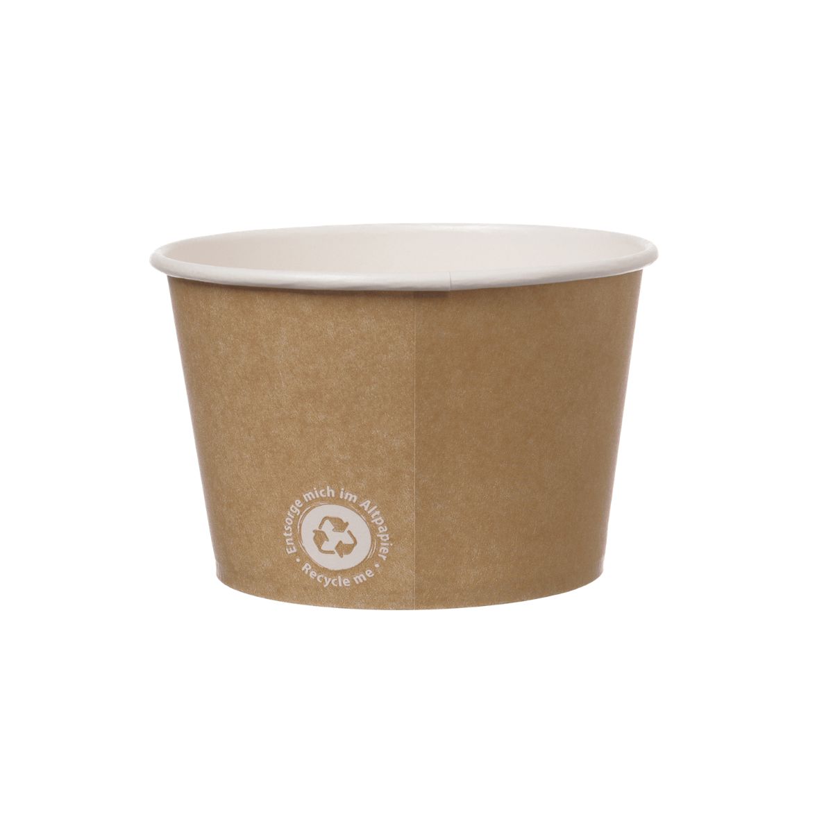 Eisbecher Pappe 500ml recycle-me | Ø 109mm | 78mm