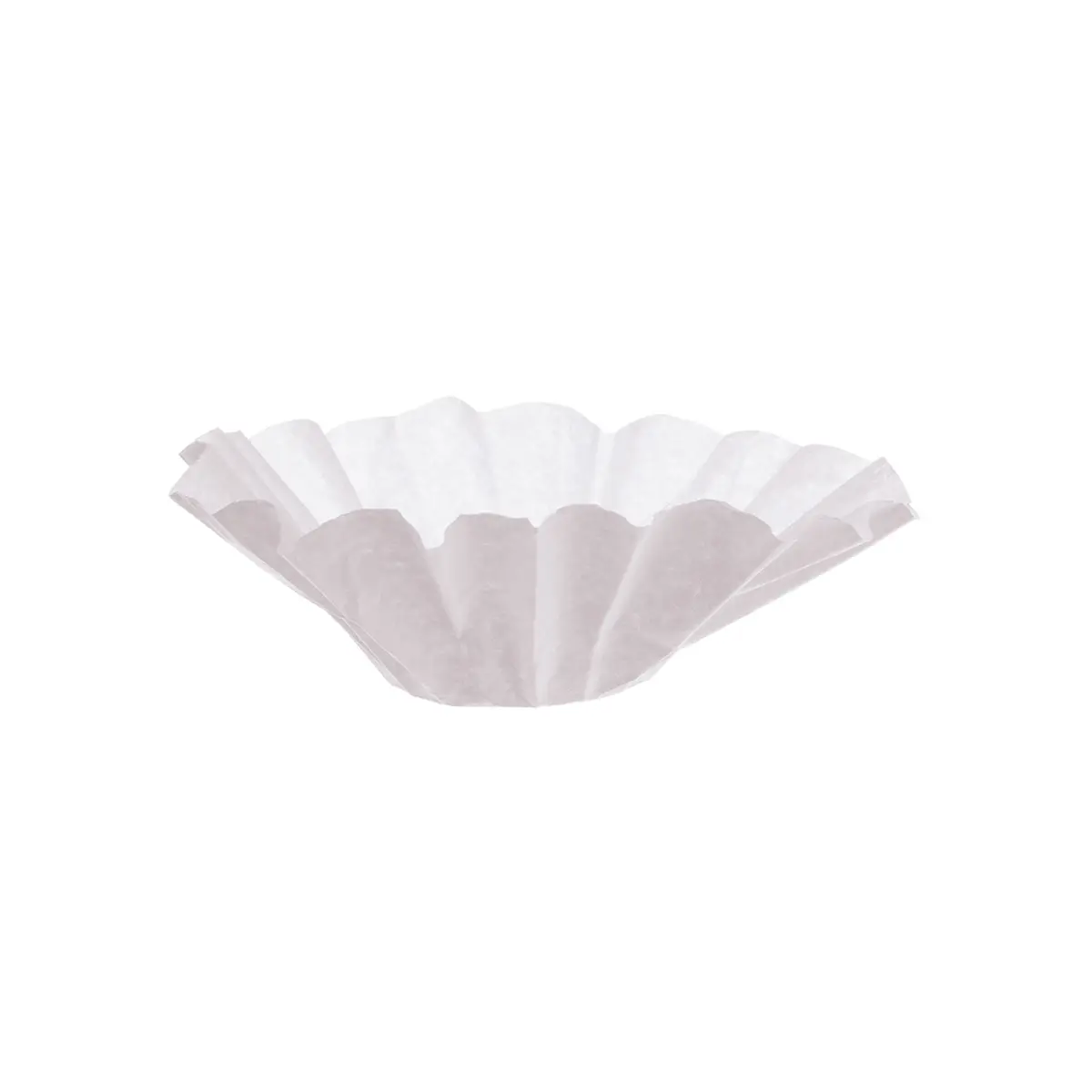 Kaffee Korbfilter 250/90 mm Weiß