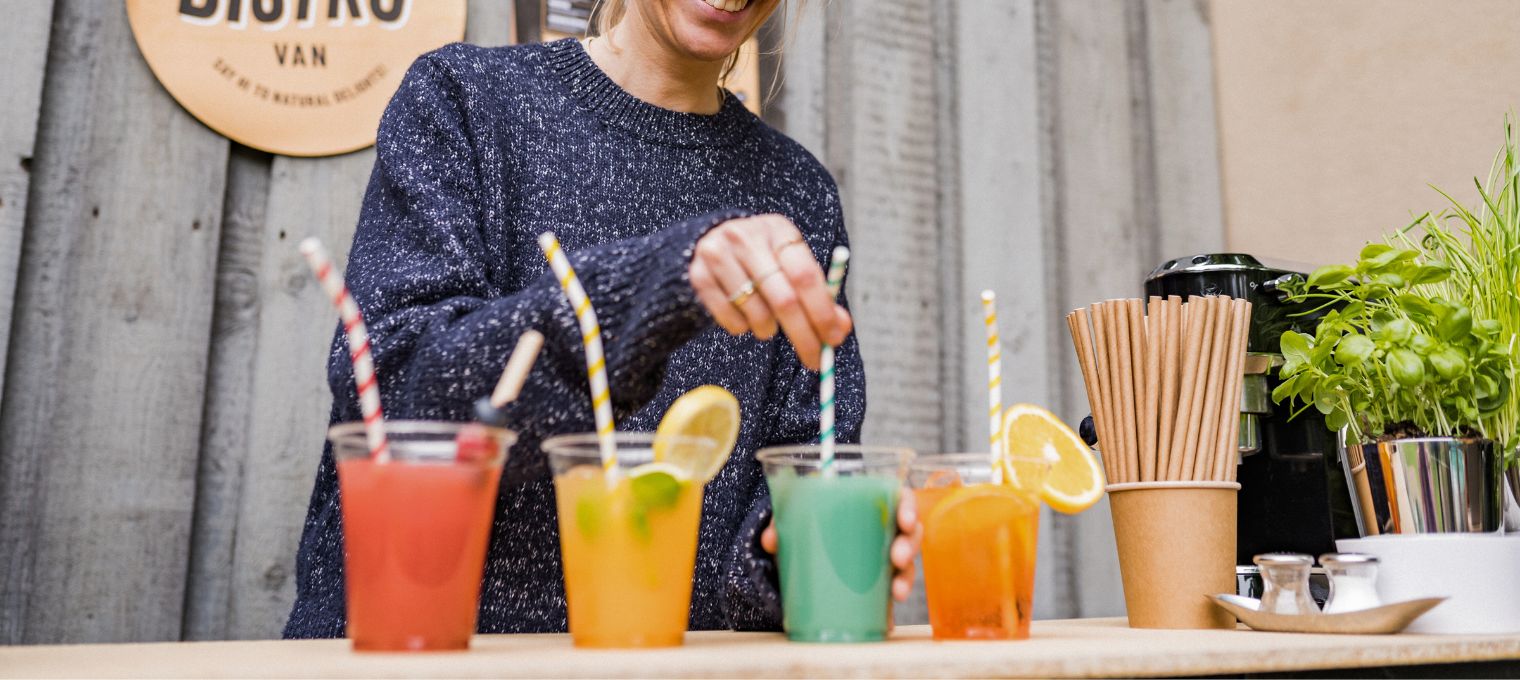 Bunte Papierstrohhalme für Cocktails Papierstrohhalme kaufen