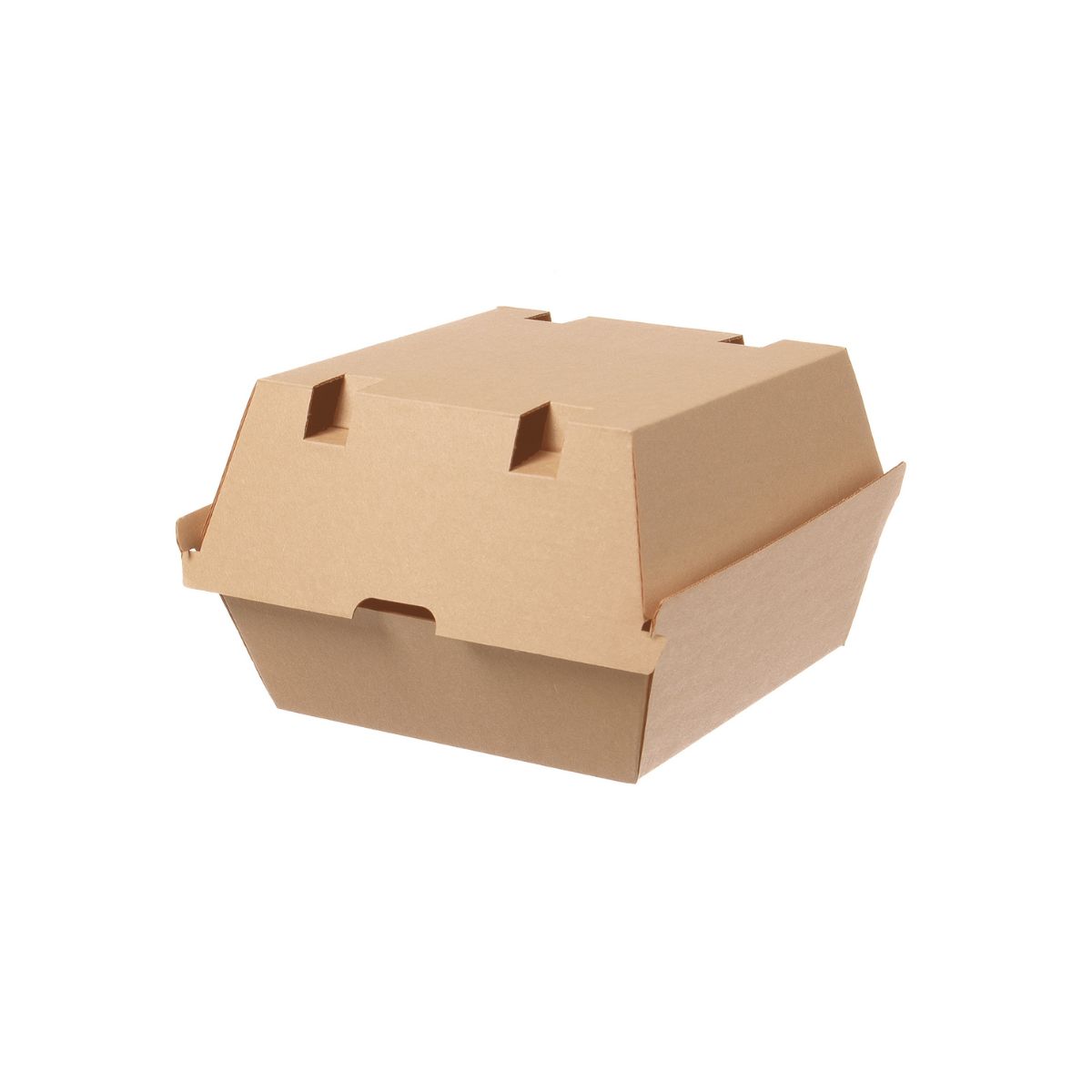 Hamburger Box Wellpappe 165x150x98mm | Braun