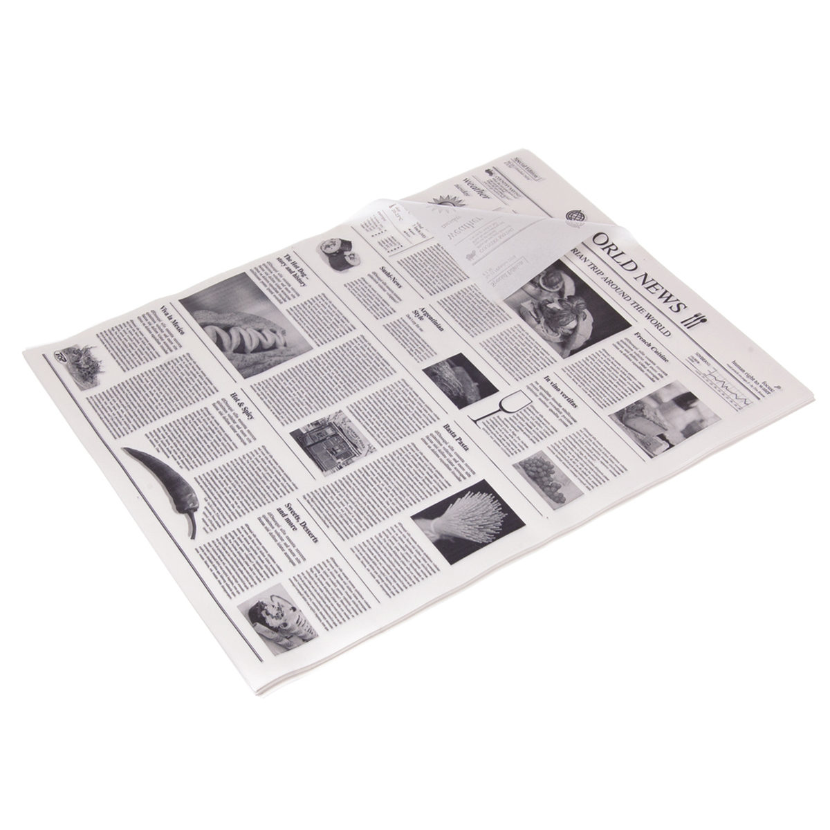 Einschlagpapier Newspaper 1/4 Bogen 50x37,5cm