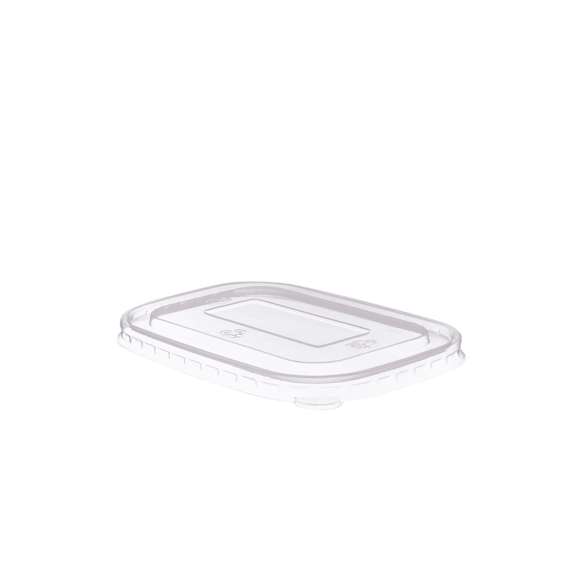 Salatschalen Deckel rechteckig PET | 168x118mm