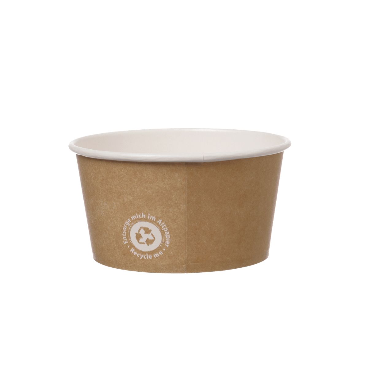 Eisbecher Pappe 360ml recycle-me | Ø 105mm | 62mm