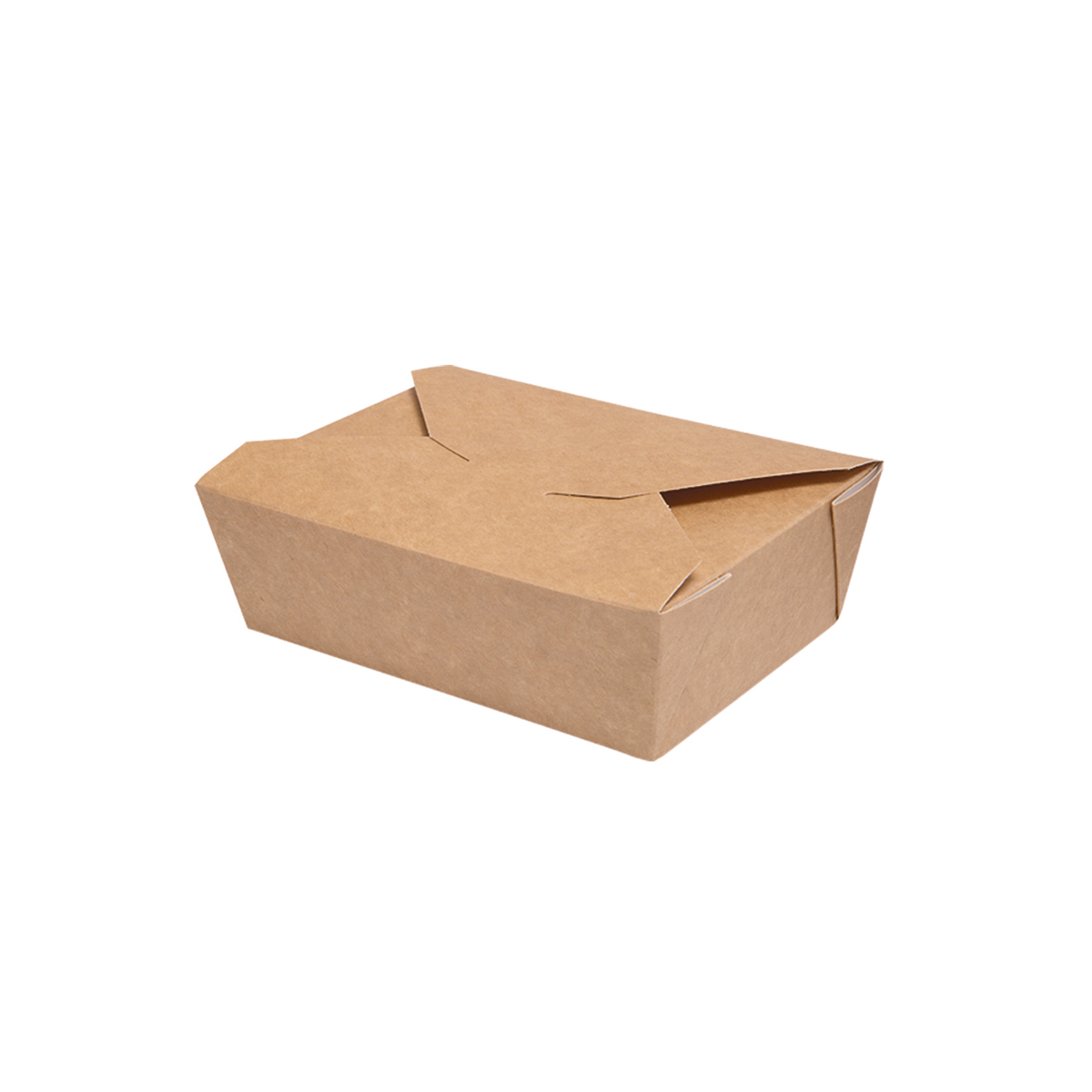 Take Away Box 750ml Braun/Weiß | 155x120x50mm