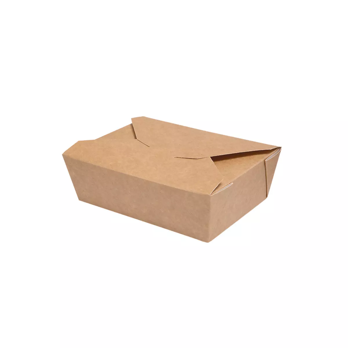 Take Away Box 750ml Braun/Weiß | 140x100x50mm