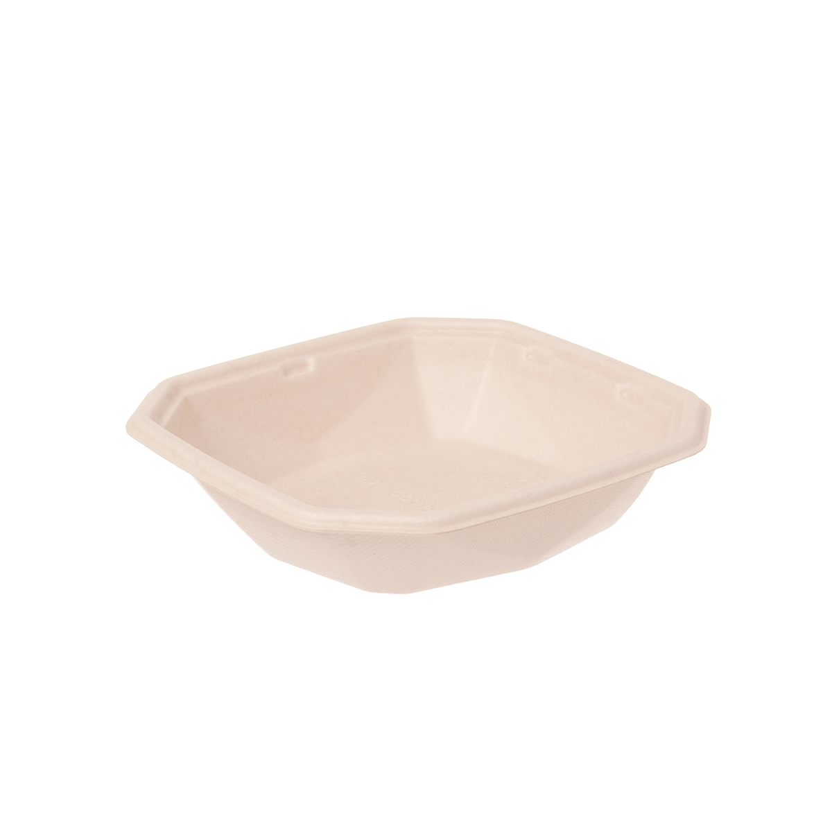 Salatschale Bagasse Octa 650ml | 183x183x43mm