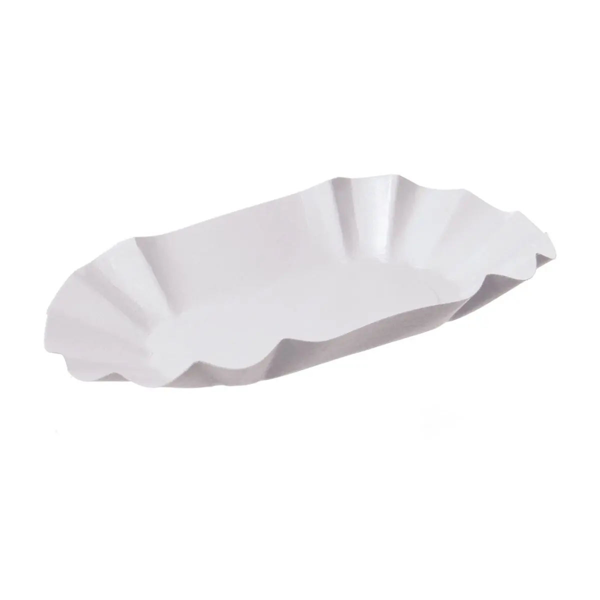 Pappschüsseln KU-3 Weiß | 130x230x40mm