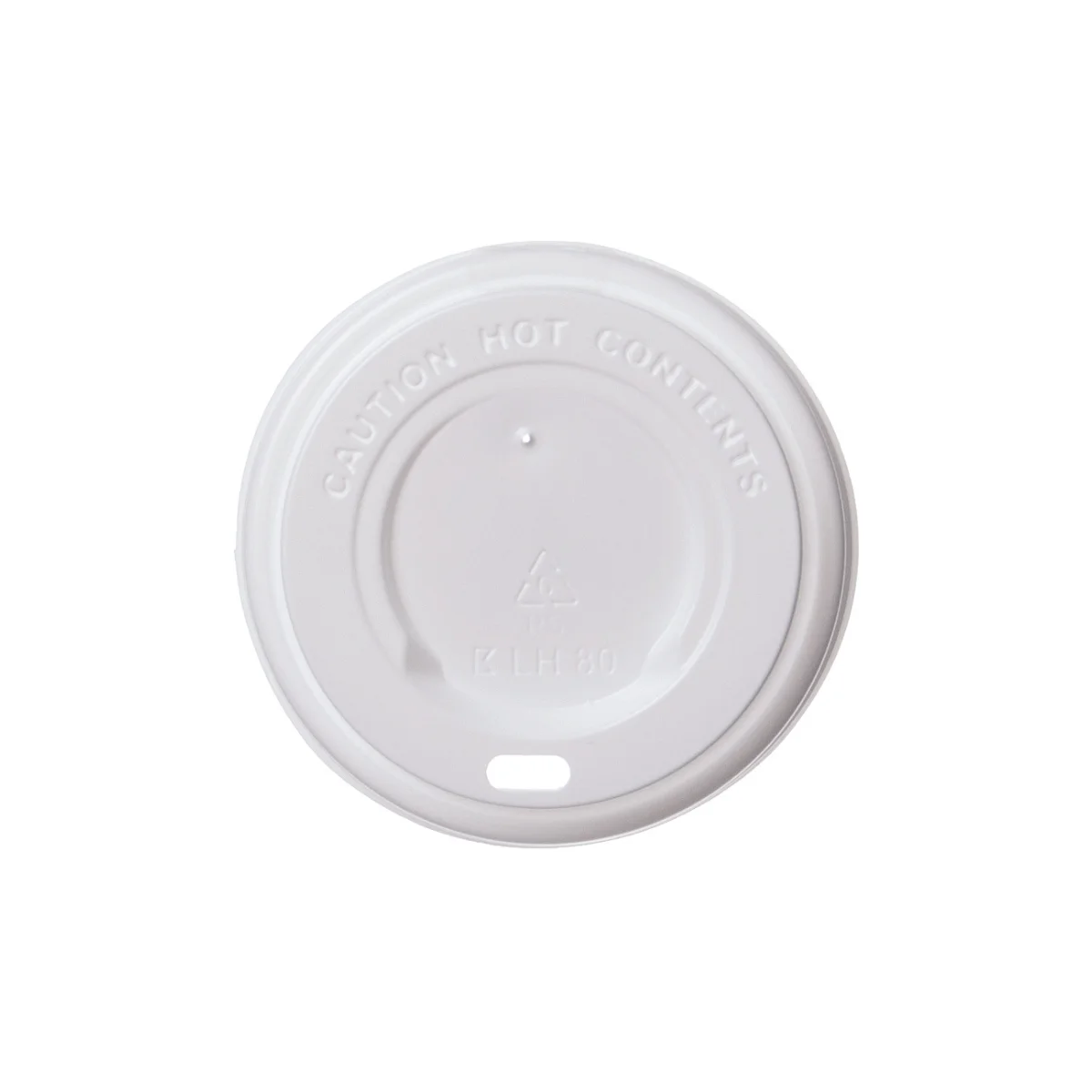 Becherdeckel To-Go Ø 90mm PS | Weiß