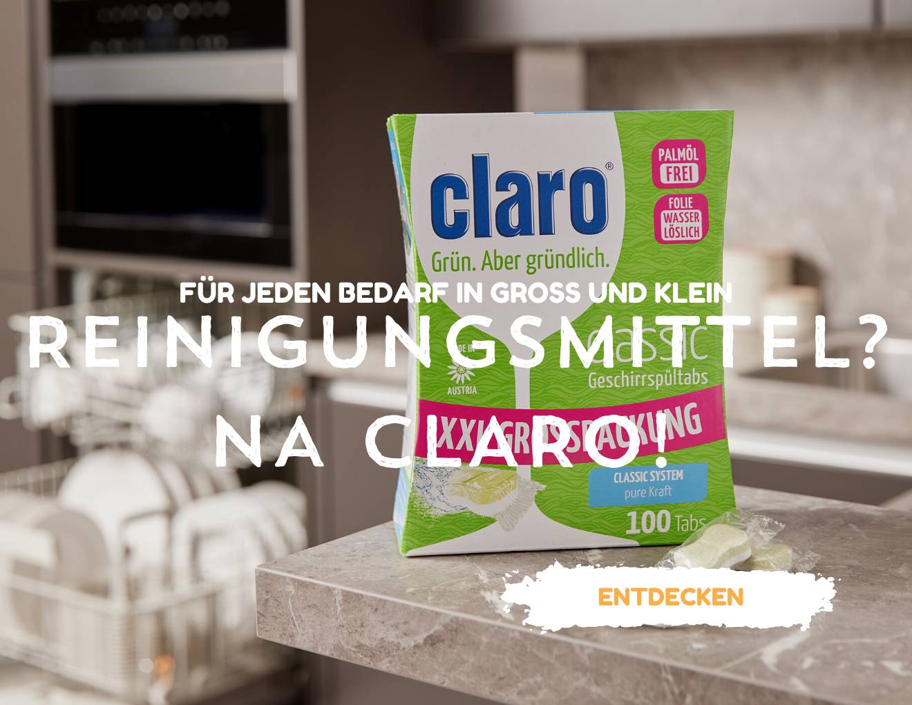 Reinigungsmittel der Marke Claro