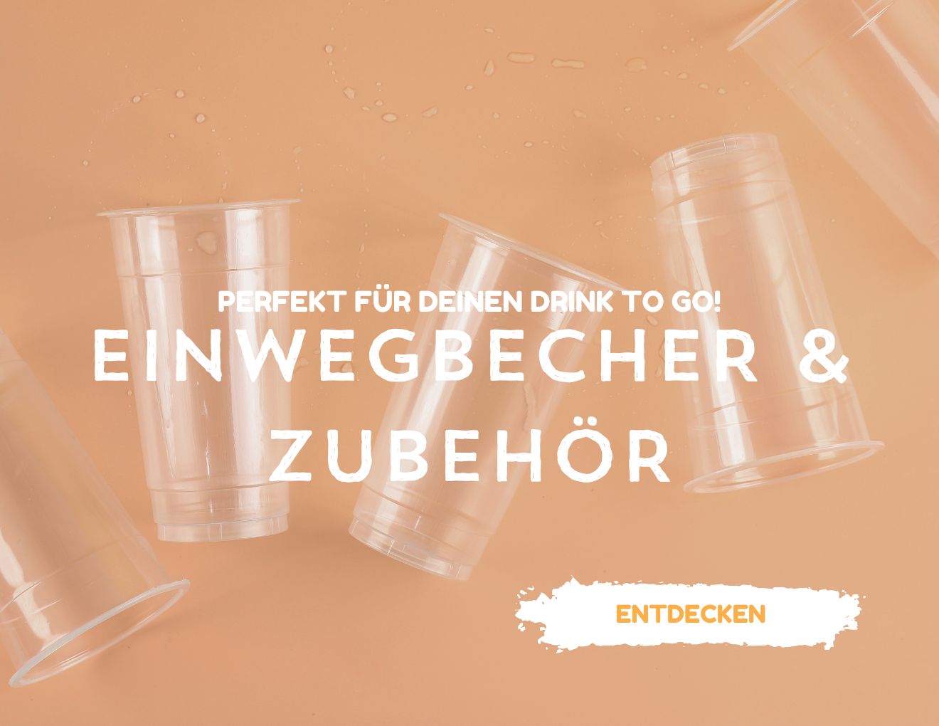 einwegbecher und zubhör für gastro kaufen