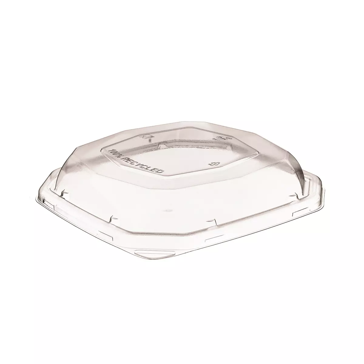 Recycling Deckel für Octa 1000ml Bagasse Schale