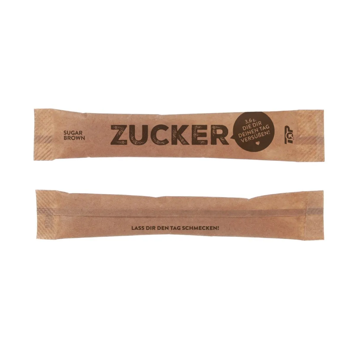 Zuckersticks 3,6g 10cm | Brauner Portionszucker