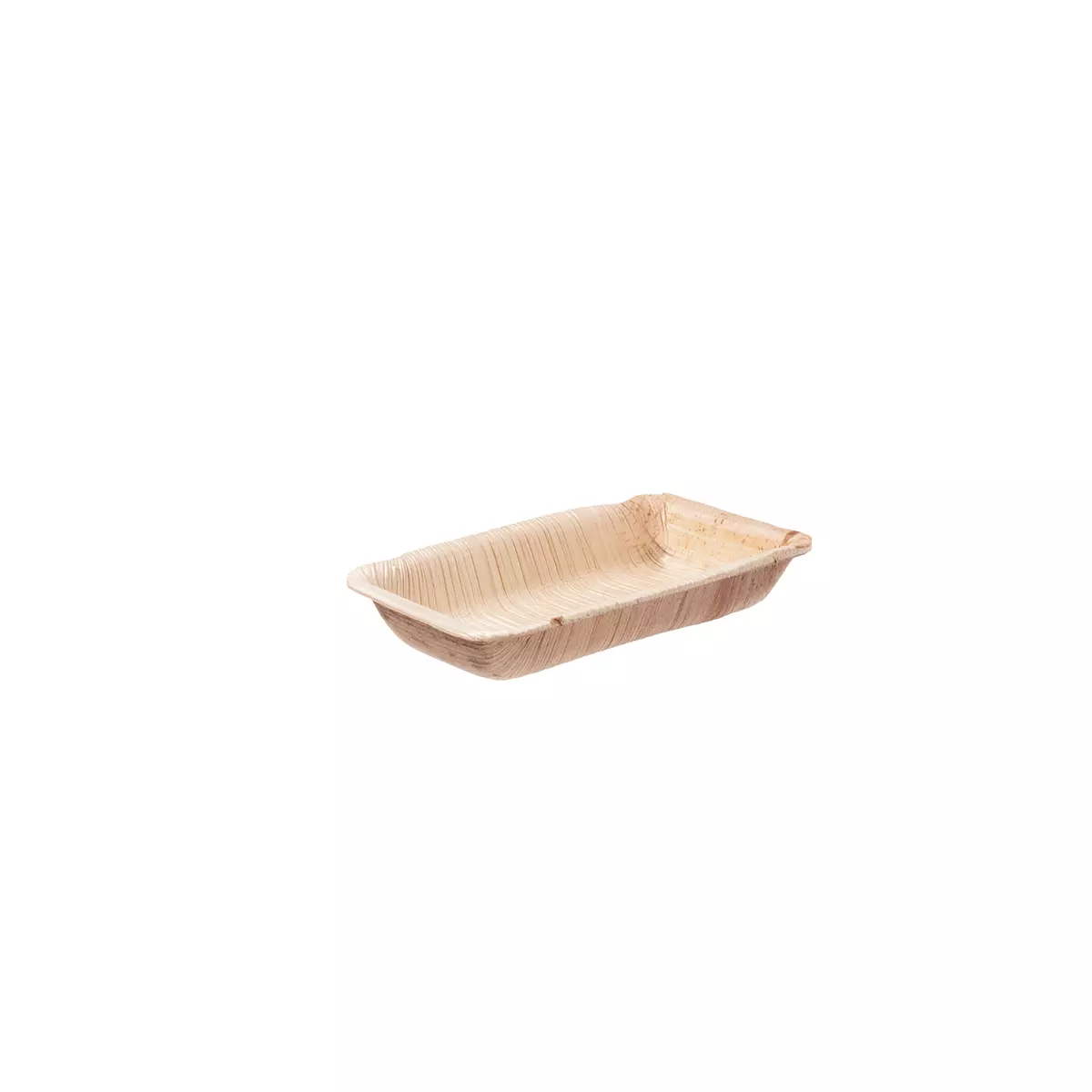 Palmblatt Teller Eckig 11,5x6,5x2cm