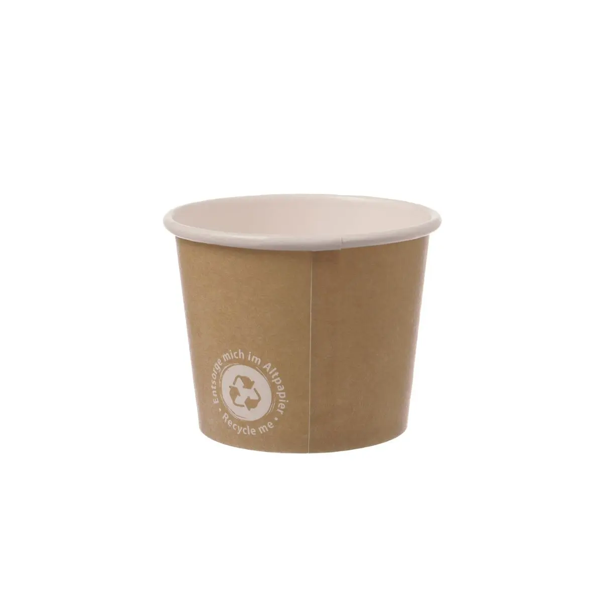 Eisbecher Pappe 160ml recycle-me | Ø 75mm | 58mm
