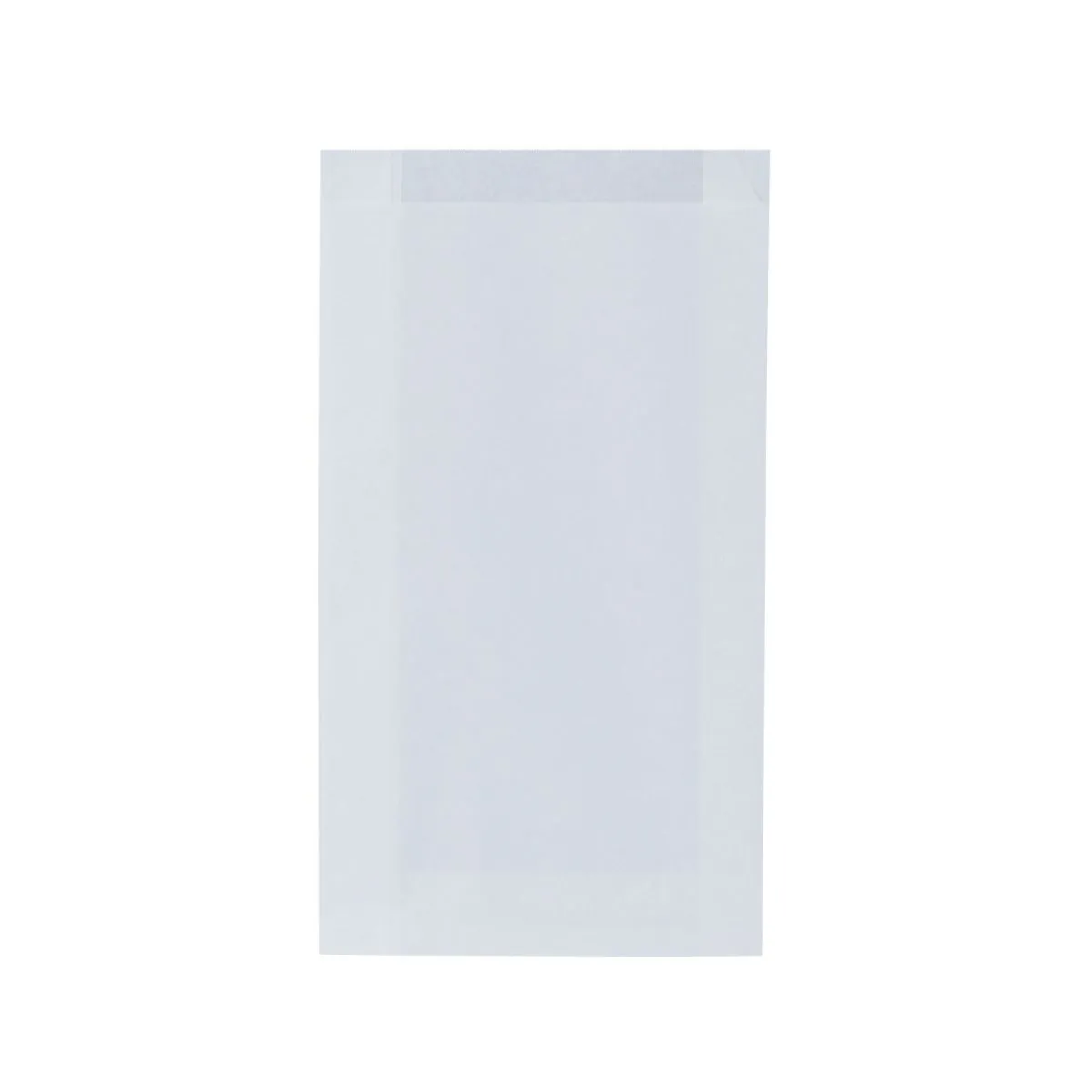 Faltenbeutel 12+5x23cm | Perga Weiß