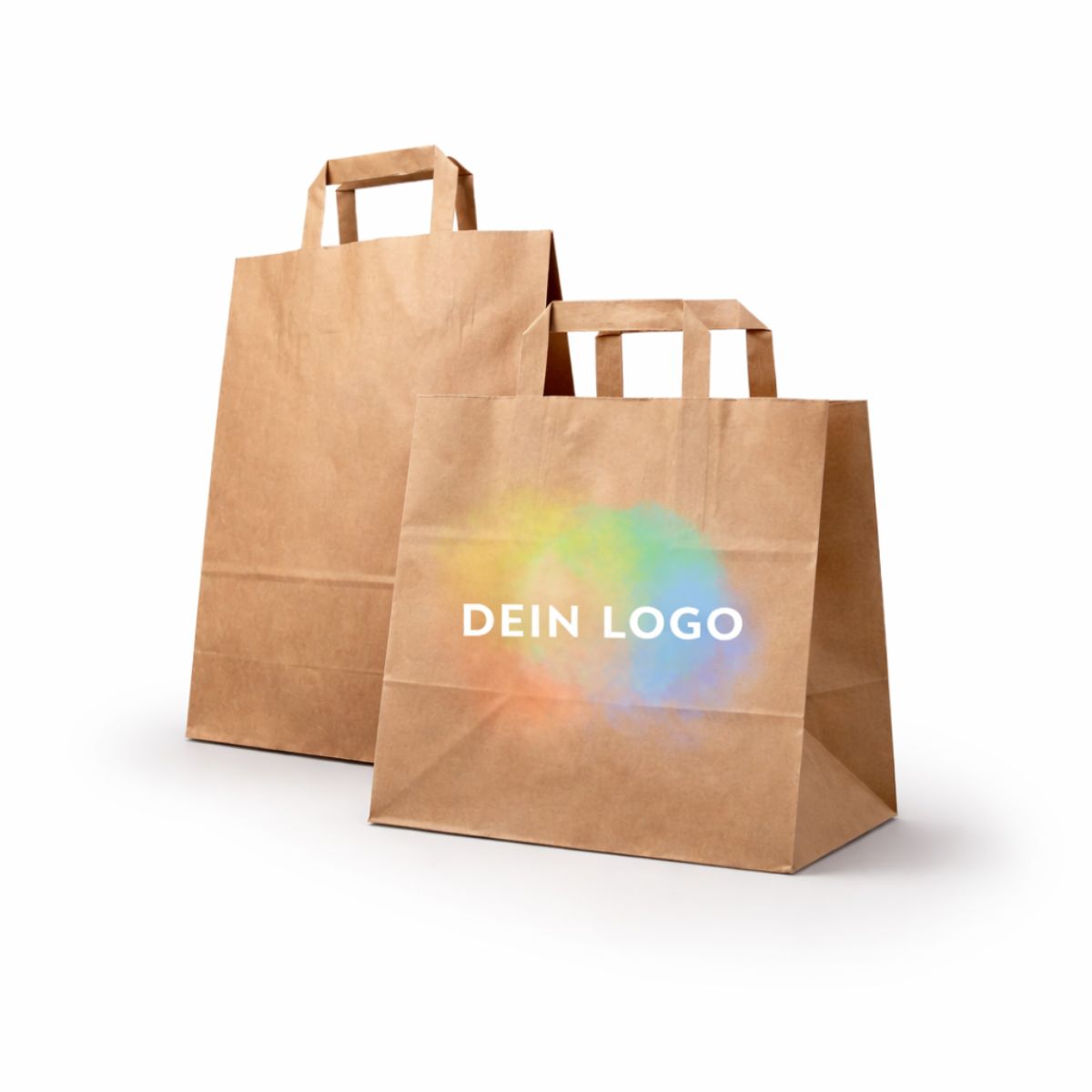 infactory Papier-Geschenktüten: 100er-Set Kraftpapier-Geschenktüten mit infactory Papier-Geschenktüten: 100er-Set Kraftpapier-Geschenktüten mit