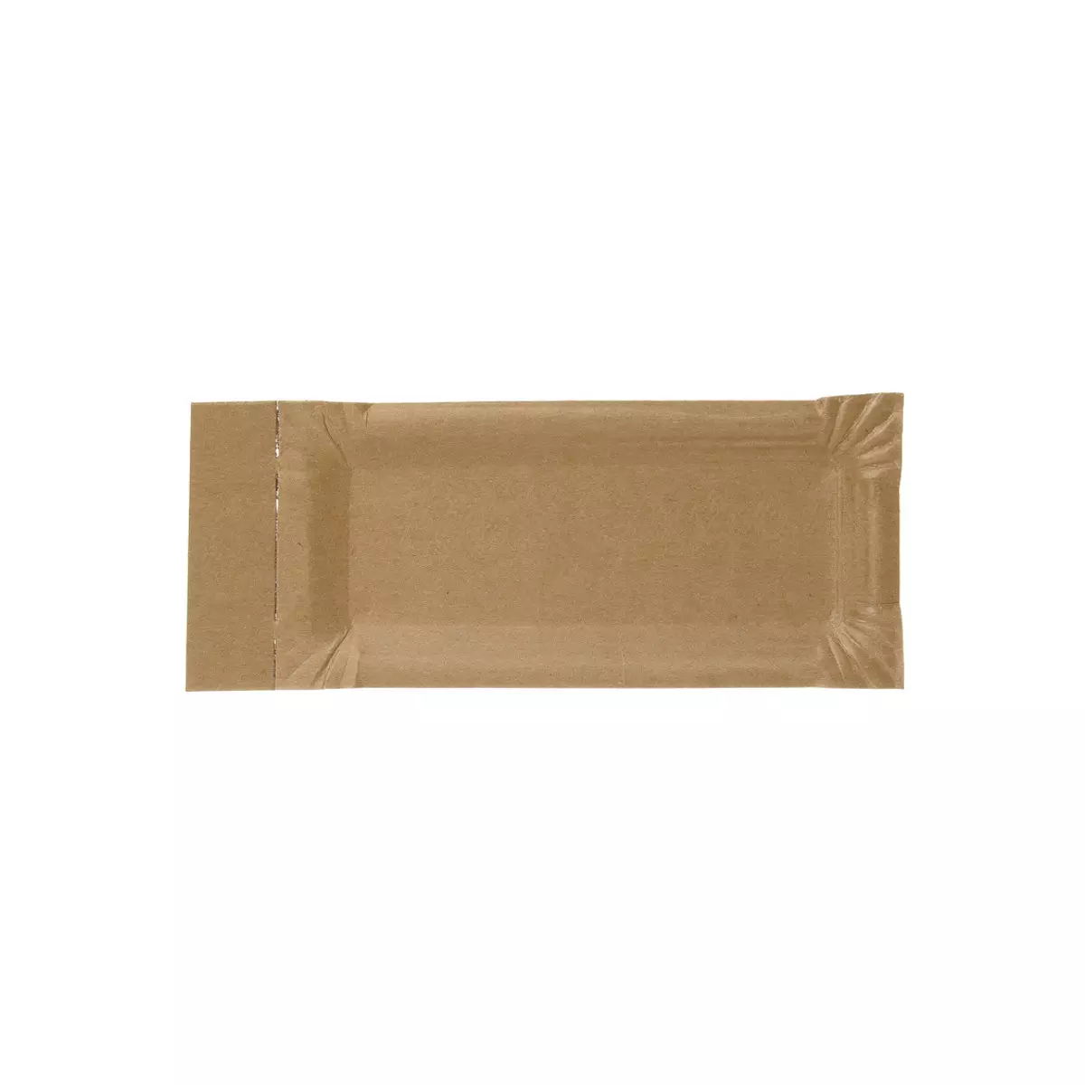 Pappteller Abriss 8x18+3cm | Fettbarriere | Braun
