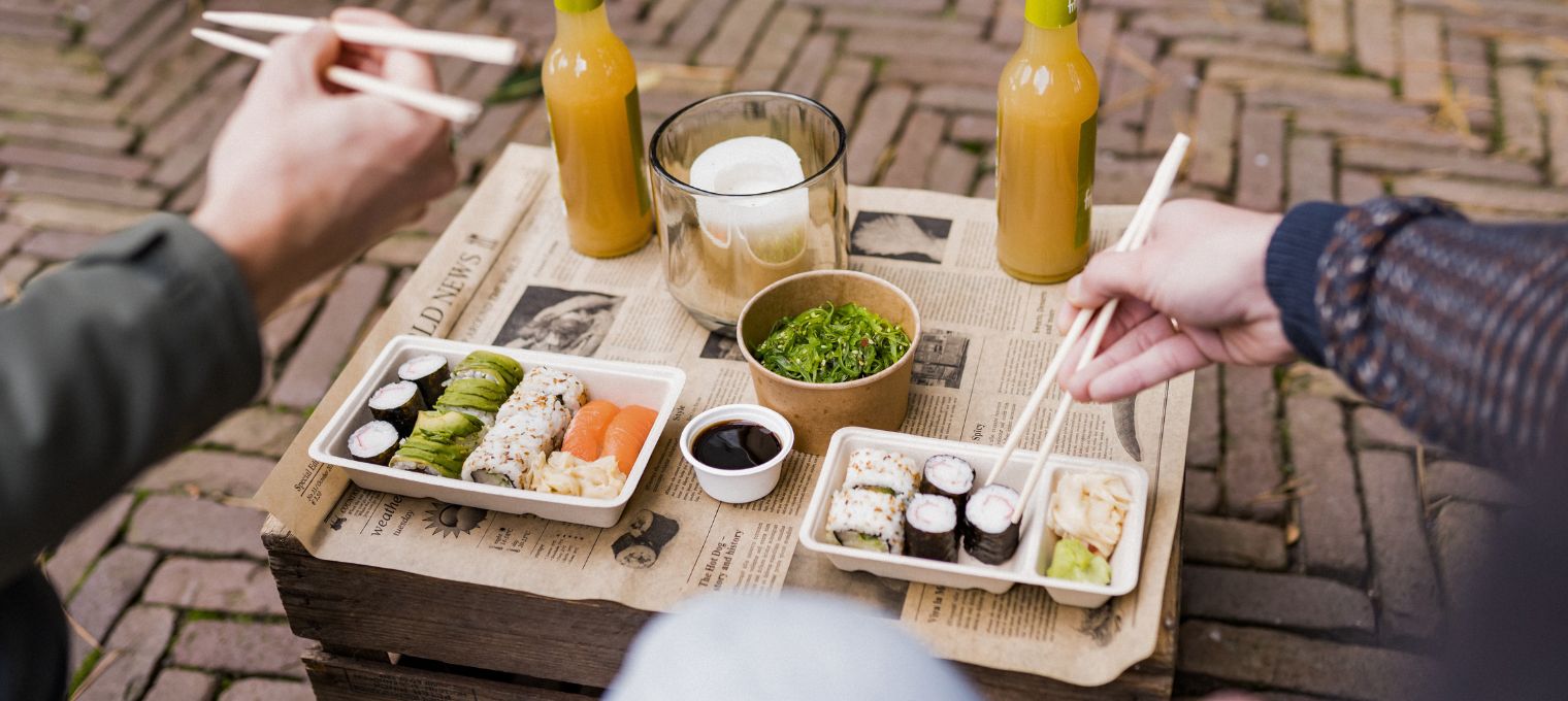 Sushi Verpackungen, Essstäbchen und mehr Sushi Verpackungen, Essstäbchen und mehr