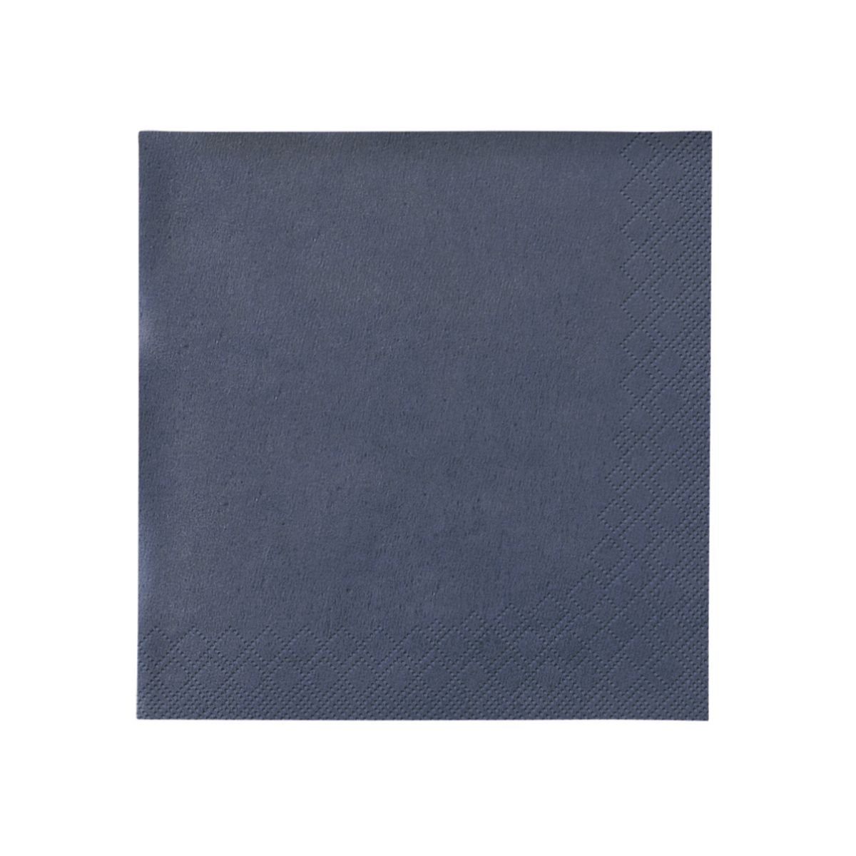 Serviette Blau 33er 2-Lagig 1/4 Falz