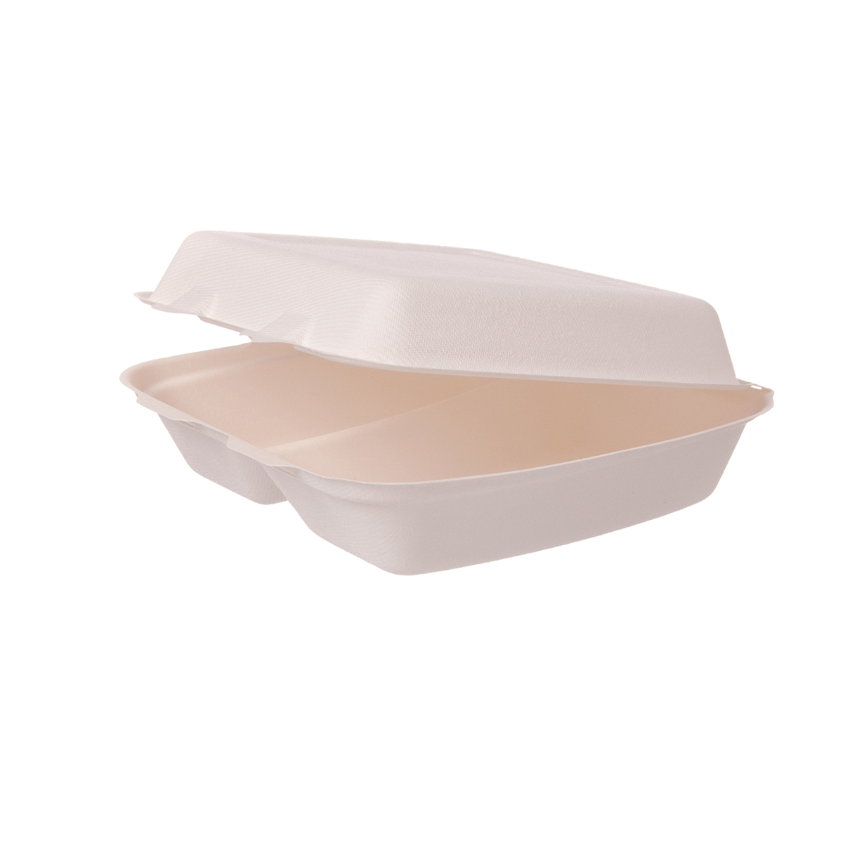 Menübox 2-Geteilt IP4/2 Bagasse | 244x208x70mm