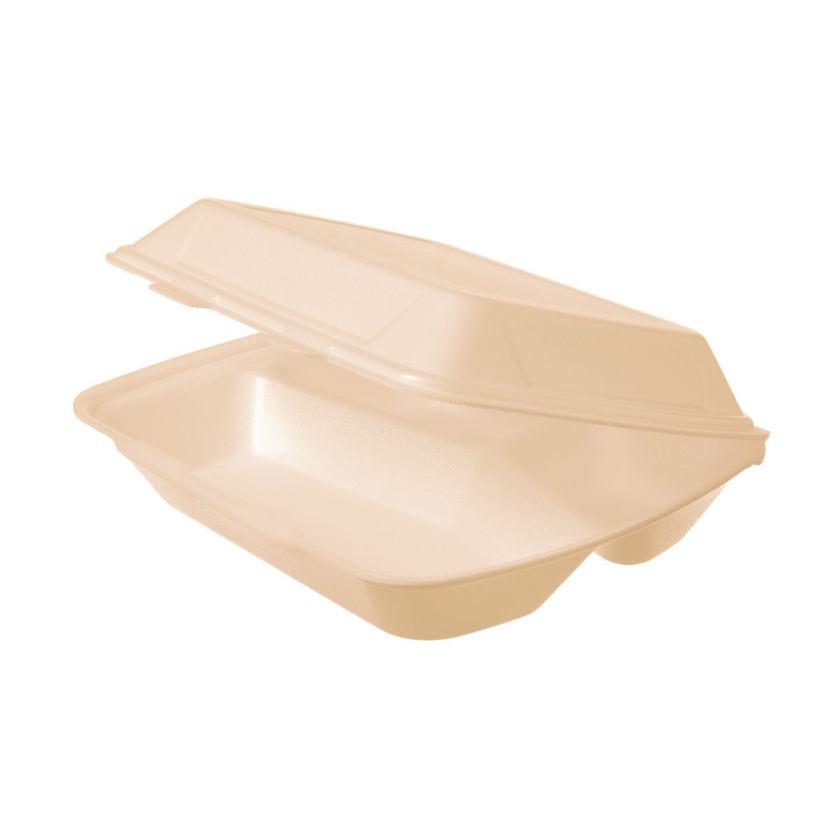 Menübox 3-geteilt IP4 XPS Creme | 245x210x72mm