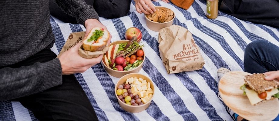 Take away Verpackungen Picknick 