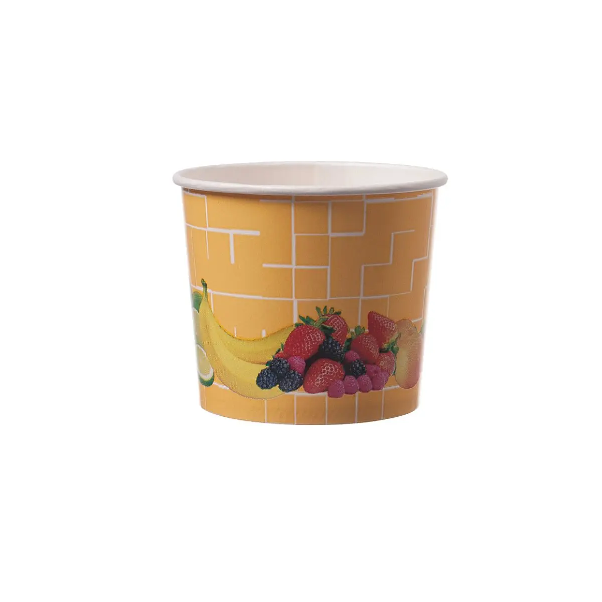 Eisbecher 250ml Früchte Orange | Ø 81mm | 68mm