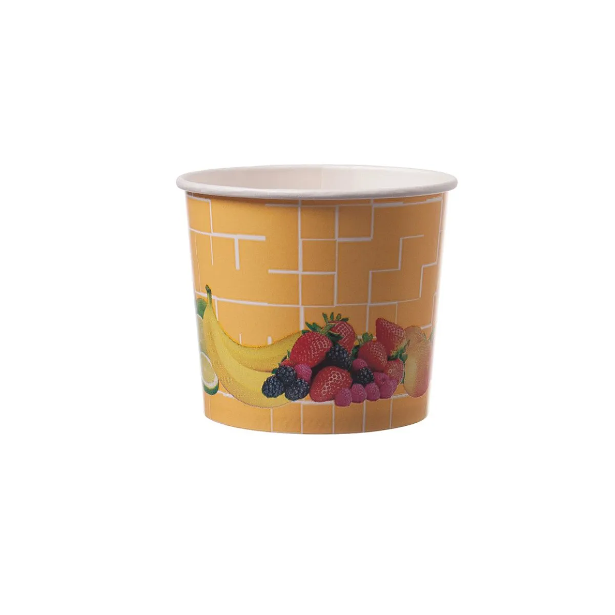 Eisbecher 250ml Früchte Orange | Ø 81mm | 68mm